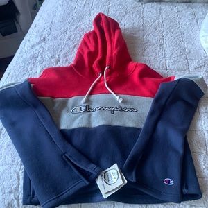 New with Tags Champion Cropped Hoodie